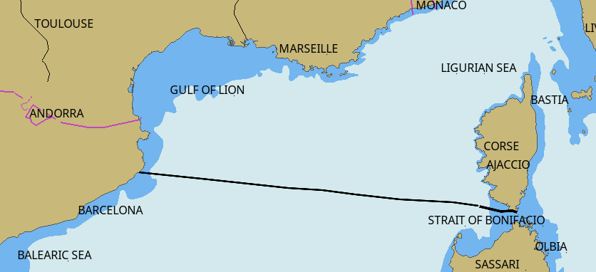 Convoyage Espagne Corse